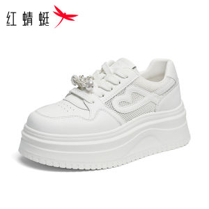 Reddragonfly | Thick-soled Mesh Lace-up Platform Casual Shoe