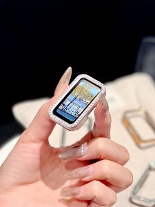 Uhada | Full Coverage Hard Protective Case and Strap for HUAWEI Band 10 9 8 NFC