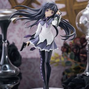 Bandai | Anime Puella Magi Madoka Magica Figure 17cm Akemi Homura Action Figural Pvc Model Kawaii Decoration Doll Kids Toy Christmas Gift