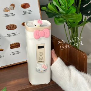 Portable Mini Electric Kt Cat Water Bottle Heating Travel Insulated Gift for New Year Home Use Creative Practical Gift