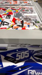 Decal Stiker Motor CRF 150 L Full Body Warna Merah Biru Terbaru 2025