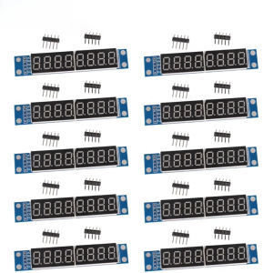 1/5/10PCS MAX7219 8-Digit 7-Segment LED Display Module 5V Microcontroller Compatible Red for DIY Projects