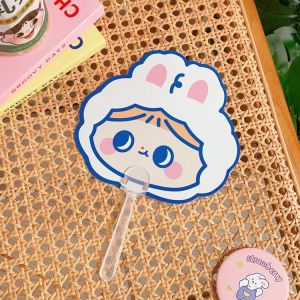 Quạt Mini Hoạt Hình Nhựa Cầm Tay Quạt Mát Mùa Hè Quà Tặng Ngày Quốc Tế Thiếu Nhi Quạt Cầm Tay Hoạt Hình Dễ Thương Quạt Nhựa