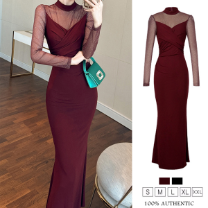 ZYHT Eravogue Womens Dresses Red Dresses Black Dresses Fishtail Dresses Elegant Dresses Formal Occasion Dresses Party Dresses Work Dresses Birthday Party Dresses 80407