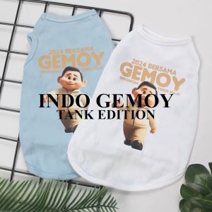 Baju Kucing Anjing Cewek Cowo Lucu Murah Gratis Ongkir - BUKIPET GEMOY TANK
