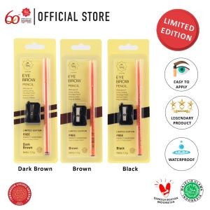 Viva Queen Eye Brow Pencil WATERPROOF & SMUDGEPROOF Dark Brown