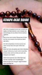 *PAGARDlRl* TASBIH 99 AKAR BAHAR URAT MAS BUTIR [ORI -TEMBUS CAHAYA] 33 BUTIR(+-5-6MM) 99 BUTIR (+-7-8MM)