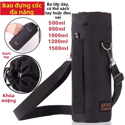 MUHUALAN | Túi Đeo Ngang Chống Nóng Cho Bình Nước 2000ml