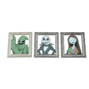 Bandai | Jack Skellington Sally Oogie Boogie Kim Loại Bookmark Thiết Kế Gothic Dấu Trang Sách Để Đọc Tạp Chí Thư Viện Quà Tặng Halloween Cho Người Hâm Mộ