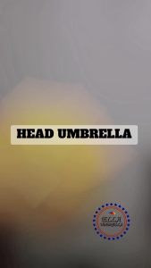 (ELLA SHOP) Umbrella Hat head Golf fishing uv sun protection High Quality