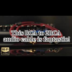YYTCG | YYTCG 6N OFC Đồng Nguyên Chất RCA Nam Sang Dual RCA Nam Cáp Âm Thanh Hi-Fi Stereo Dây Cho Loa Rạp Hát Tại Nhà