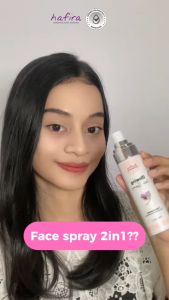 Glowing Face Spray by Hafira Skincare. Face Mist/Setting Spray dan sebagai pelembab spray.