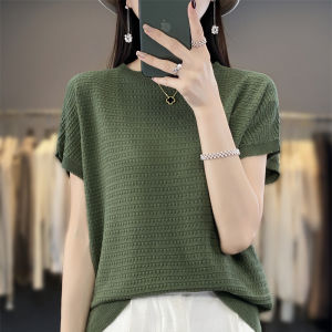 DONGYINUAN | Natural Cotton Loose Batwing Drop Shoulder Short Sleeve Thin T-Shirt