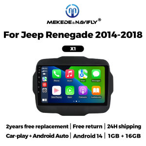 MEKEDE Android Screen Car Radio For Jeep Renegade 2016 - 2020 Wireless CarPlay Auto WIFI BT Car Video Multimedia Video Player