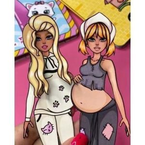 Paper Doll Puzzle Small House Warm DIY Handmade Semi-Finished Product Decompression Game Book