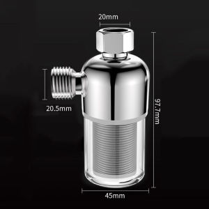 Household Water Heater Pre-filter Shower Tap Water Anti-scale Water Purification Filter Universal No-replacement Filter Element
