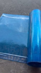 Tôn nhựa lấy sáng màu XANH (Khổ cao 1m và 12m) Tôn nhựa sinh poly sợi thủy tinh che nắng mưa mái nhà (Rô tốt)