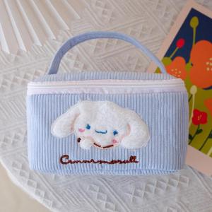 Japanese Wqinshoe Cute Pacha Dog Cinnamoroll Babycinnamoroll Clow M Melody Cosmetic Bag Multifunctional Tote Bag