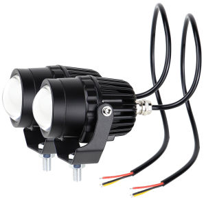 1 pair 32W Motorcycle LED Spotlight Auxiliary Headlight Driving Light for Motorcycles Bicycles ATV LED Work Lights