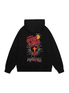 Dopamine Cross Solid Color Hoodie Jacket Wu Hai Qiao Managed OXO Overload World Series Mens Fashion Autumn 2023 Sweatshirt