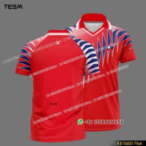 TESM Summer POLO Shirt Men Summer Sports V-neck T-shirt Street Trendy Short Sleeve 3D HD Print T-shirt