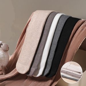 Girls Stripe Tights Soft Autumn Winter Kids Pantyhose Solid Daily Leggings for 2-12 Years Old