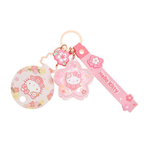 LANGBOWANG | Sakura Series Flowing Sand Floating Keychain