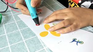 3D Printing Pen with Speed Control LCD Screen PLA Pen Set Printing Doodle Arts Kids 3D Drawing Pen Educational Gifts