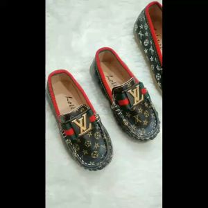 (LOLI-JKT) SP-222 SEPATU FLAT SHOES ANAK MOTIF BUNGA LP SIZE 21-36