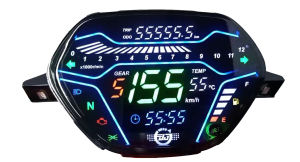 For Honda EX5 Class1 CX DX CD110 Wave100 Alpha Ori Tokyoda Full LED Digital Meter Speedometer