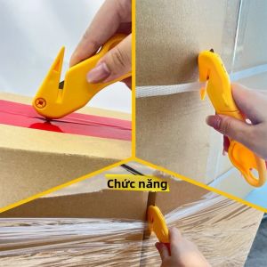 Dụng Cụ Gia Dụng Đa Chức Năng Cầm Tay - Dụng Cụ Mở Hộp Hợp Kim Cắt Giấy & Cắt Băng Keo Đóng Gói - Dụng Cụ Mở Thư
