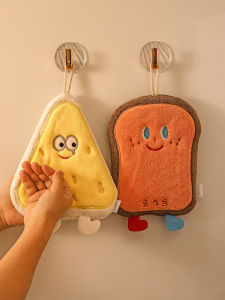 Khăn Lau Tay Dày Thấm Hút Hình Hoạt Hình Treo Trong Nhà Bếp Và Phòng Tắm Khăn Lau Khô Tay Nhỏ Dùng Cho Gia Đình