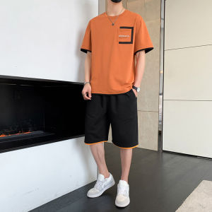 TUCANO | Cotton Short Sleeve T-shirt and Shorts Set for Men