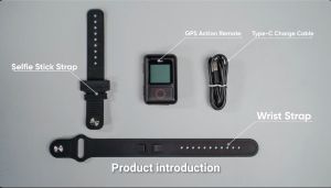 Insta360 GPS Action Remote camera accessory Bluetooth 5.0 Real time GPS data GPS BD Galileo GLONASS work in tandem Waterproof up to 5m (16ft)