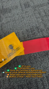 SIDE MARKING | 3M Reflective Sticker JPJ PUSPAKOM Approved – SIRIM Certified | Waterproof | Road Legal