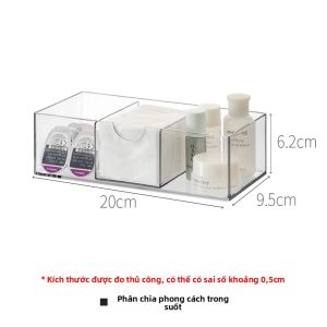 Hộp Đựng Mỹ Phẩm Trang Điểm Phòng Tắm Kệ Đựng Son Môi Ngăn Kéo Kiểu Nhật Bản Ngăn Đựng Mỹ Phẩm Chống Bụi