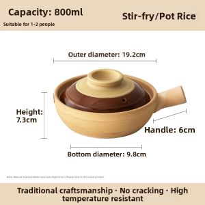 DANYUNTAOCI | One Person Use Specialized Clay Pot