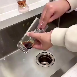 Multifunction 360 Silicone Cup Long Handle Brush Scrubber Clean Milk Bottle Thermal Flask Glass