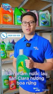 Nước lau sàn Clara hương hoa rừng chai 1L – Lựa chọn lý tưởng cho tổ ấm