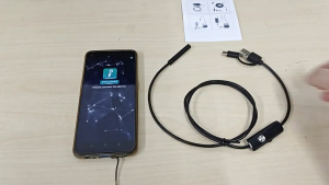 3 IN 1 Type-C Micro USB Endoscope Camera 0.22 Inch/5.5mm Waterproof Lens Suitable for Car Inspection