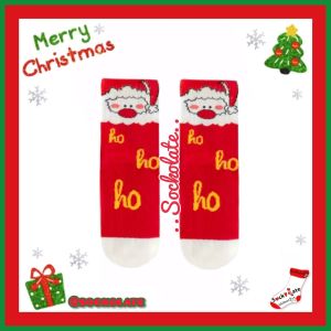 ถุงเท้าคริสต์มาสเด็ก 1-12ขวบ MERRY CHRISTMAS ถุงเท้าเด็ก ข้อสั้น ลายซานตาคลอส ต้นคริสต์มาส กวางเรนเดียร์ สโนว์แมน เกล็ดหิมะ ️️️️‍ซานต้า แซนตี้