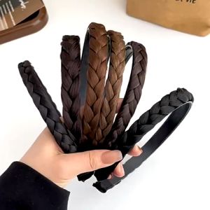 Korean Fishbone Braid Wig Headband for Girls Available in 1cm and 1.5cm Widths