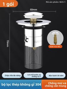 YALANDENG | Nút Chặn Chậu Nước Bịt Mùi Có Lò Xo Nhảy