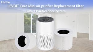 🔥Original and Authentic🔥Replacement Compatible with levoit Core Mini Filter Air Purifier Accessories True Original HEPA&Active Carbon High-Efficiency H13 Antibacteria Virus and Smoke Moisture and Odor Eliminator