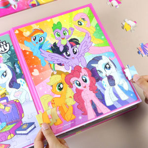 Advanced Magnetic Puzzle Toy for Girls Kindergarten Childrens Educational Flat Picture Game Little Pony Educational Puzzle