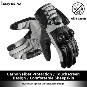 DUHAN | Carbon Fiber Anti-fall Durable Breathable Touchscreen Motorcycle Gloves