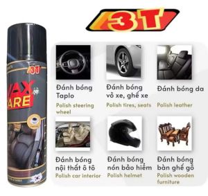 Chai Xịt Đánh Bóng Gỗ Và Nội Thất Ô TÔ ( WAX CARE ) 450ML