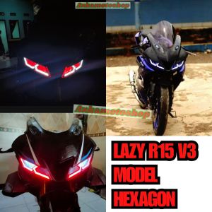 lazy hexa r15 v3 lampu lazy r15 v3 hexa frame lazy hexagon