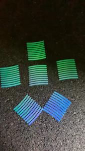 Bộ Miếng Dán Phản Quang Lazang Ô Tô/Xe Máy/Xe Đạp - Đa Sắc An Toàn Đêm 20 Miếng