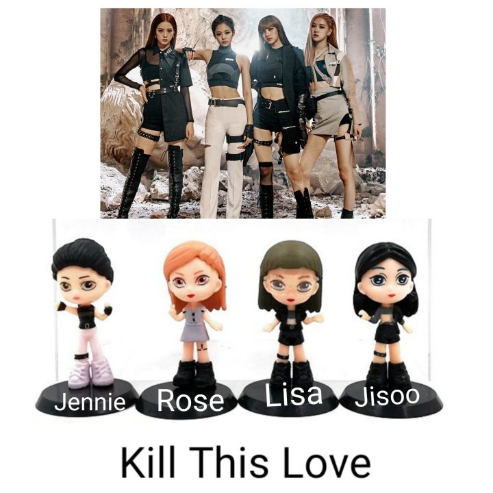 Blackpink toys mini figure Kill This Love figurine Jisoo Jennie